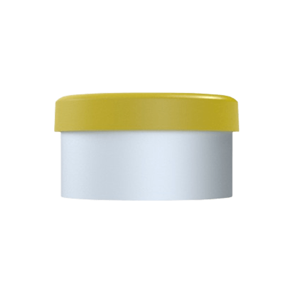 West Polypropylene 13 mm Seals for Vials Yellow Color