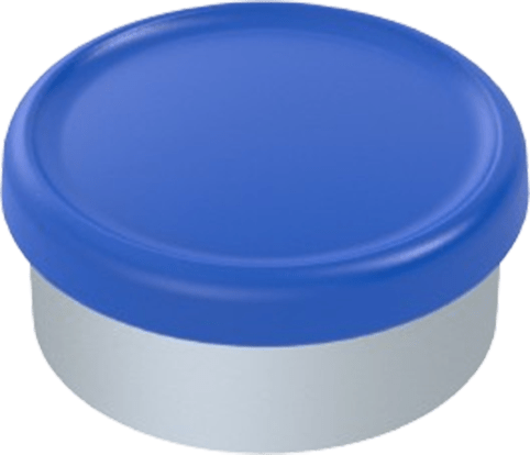 Royal Blue 20mm Flip Off Seals