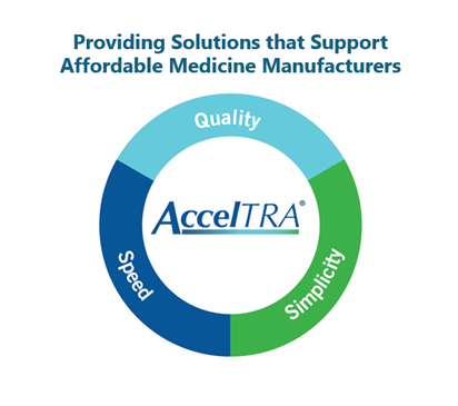  AccelTRA providing solutions that support affordable medicine manufacturers 