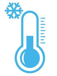 Thermometer with Snow Flake
